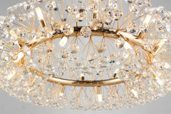 Candelabru Comet Oval Diametru 60cm Auriu