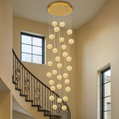 Candelabru Glow 30xG9 Diametru 60cm Auriu
