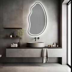 Oglinda LED Cloud 60x80cm Touch 3 Culori Luminoase