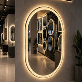 Oglinda LED Premium 70x90cm Touch, Dezaburire, 3 Culori Luminoase
