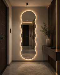 Oglinda LED Premium 60x120cm Buton Touch, 3 Culori Luminoase