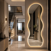 Oglinda LED Premium 70x160cm Buton Touch, 3 Culori Luminoase