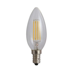 Bec LED Filament C35 E14 Lumina Neutra 4000K 4W 480LM