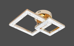 Lustra LED cu Telecomanda Elsabe 3 Tipuri de Lumini 50W Auriu
