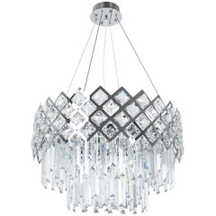 Candelabru Mosaic Diametru 60cm Argintiu