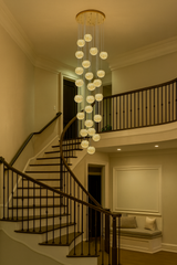 Candelabru Glow 20xG9 Diametru 50cm Auriu