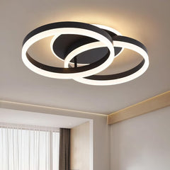 Lustra LED 100W cu Telecomanda Azele 3 Tipuri de Lumini Negru