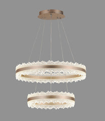 Pendul LED Diametru 60 + 40cm 288W Trinity Telecomanda 3 Tipuri de Lumini Maro