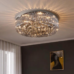 Detaliu design modern Candelabru Abyss negru