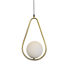 Pendul Jolie Reglabil 1xE14 Auriu