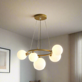 Pendul Jolie Reglabil 5xG9 Diametru 60cm Auriu