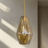 Pendul Jolie Reglabil 1xE27 Auriu