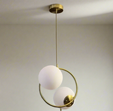 Pendul Jolie Reglabil 2xE27 Auriu