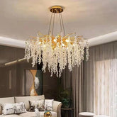 Candelabru Ibiza 50cm 9xE14 Auriu