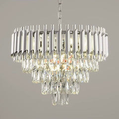 Candelabru Kimberly Diametru 40cm Argintiu