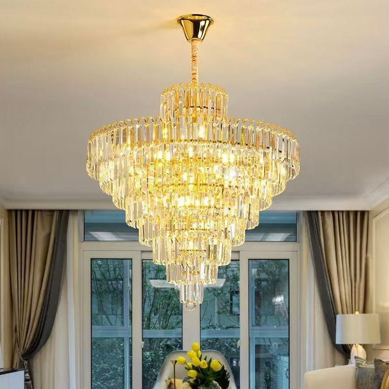Candelabru Ivory 8xE14 Diametru 50cm Auriu