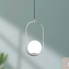 Pendul Jolie Reglabil 1xE27 Argintiu