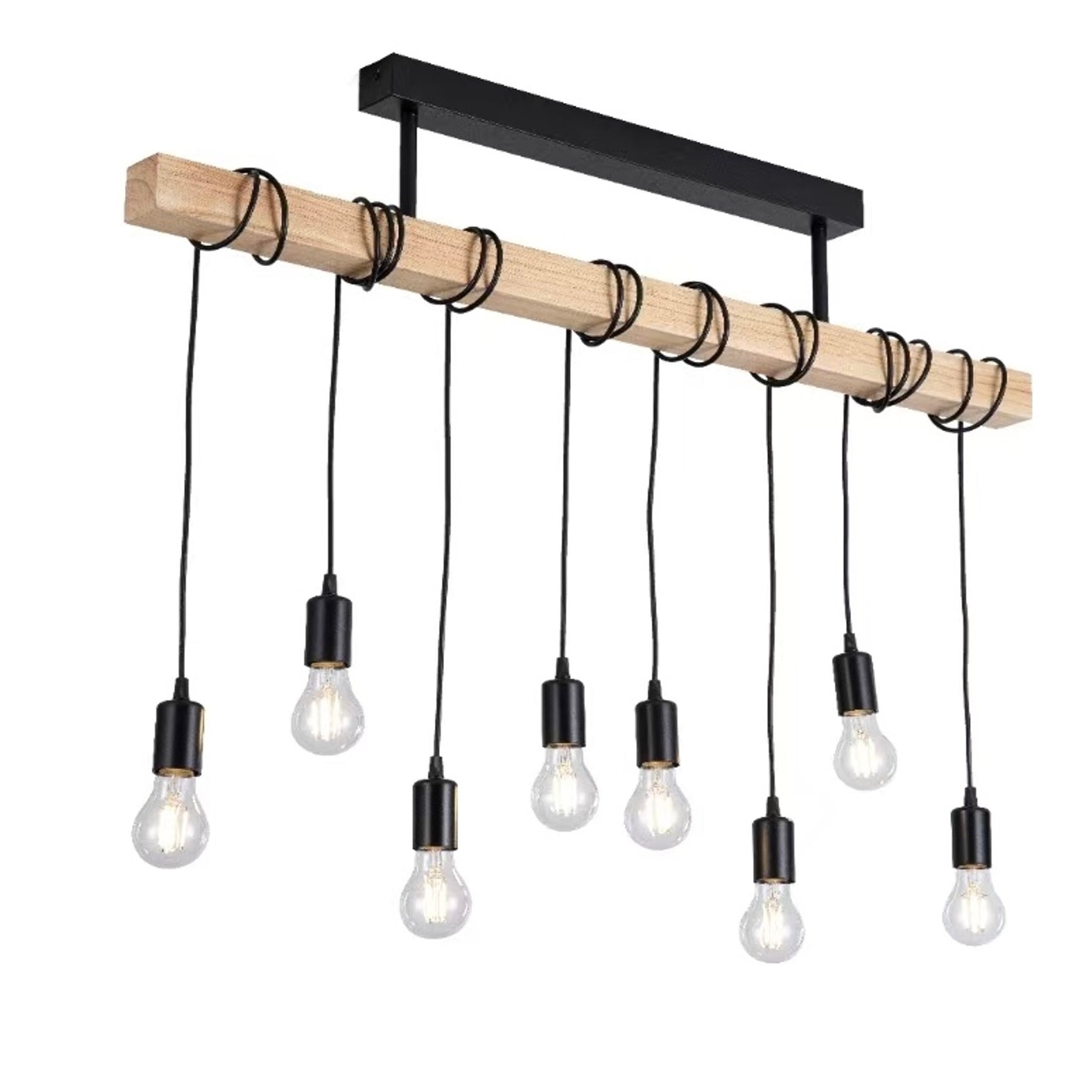 Pendul Rustic Reglabil Eagle 8xE27 100cm