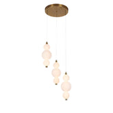 Pendul LED 40cm 60W Urban Telecomanda 3 Tipuri de Lumini Auriu
