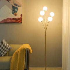 Lampadar Jolie 5xG9 175cm Auriu