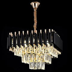 Candelabru Kimberly Diametru 30x30cm Negru + Auriu