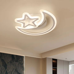 Lustra LED cu Telecomanda Star 3 Tipuri de Lumini 80W Alb