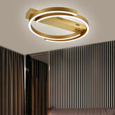 Lustra LED cu Telecomanda Kara 3 Tipuri de Lumini 66W Auriu