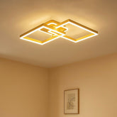 Lustra LED cu Telecomanda Azele 3 Tipuri de Lumini 160W Auriu