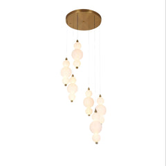 Pendul LED 60cm 120W Urban Telecomanda 3 Tipuri de Lumini Auriu