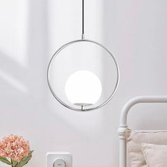 Pendul Jolie Reglabil 1xE27 Argintiu