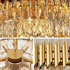 Candelabru Kimberly Diametru 75cm Auriu