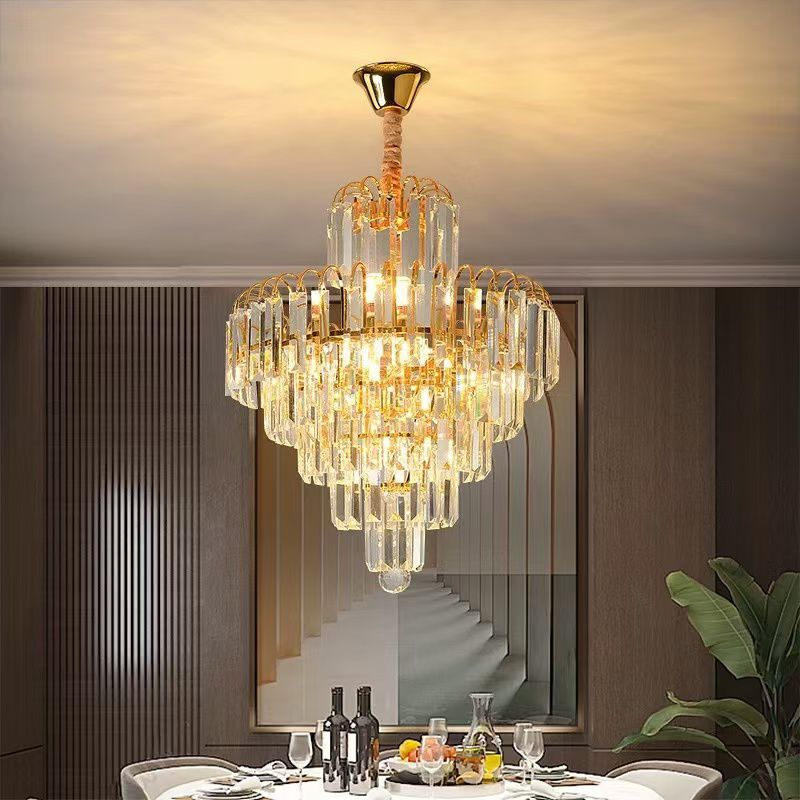 Candelabru Ivory 5xE14 Diametru 40cm Auriu