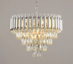 Candelabru Kimberly Diametru 40cm Argintiu