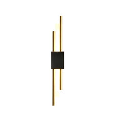 Aplica LED 40cm 20W Urban 3 Tipuri de Lumini Negru + Auriu
