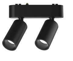 Proiector LED Dublu 12W Lumina Neutra Sina Magnetica Aplicata Negru