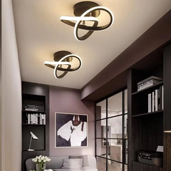 Lustra LED 33W Urban 3 Tipuri de Lumini Negru