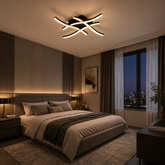 Lustra LED 28W Urban 3 Tipuri de Lumini Negru