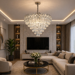 Candelabru Magnum Diametru 60cm Argintiu