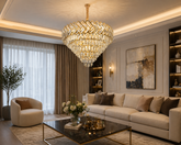 Candelabru Abyss Diametru 60cm Auriu