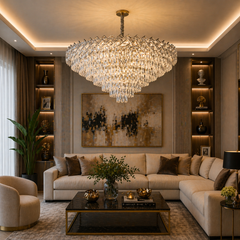 Candelabru Magnum Diametru 80cm Argintiu