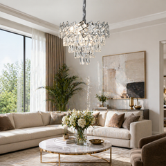 Candelabru Magnum Diametru 40cm Argintiu
