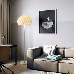 Lampadar Fluffy 1xE27 175cm Alb