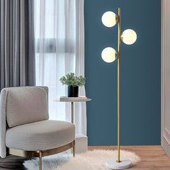 Lampadar Jolie Marmura 3xE27 168cm Auriu