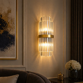Aplica Crystal 2xE14 40cm Auriu