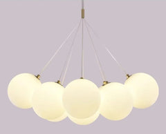 Pendul Clouds Premium 7xE27 Auriu