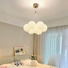 Pendul Clouds Premium 7xE27 Auriu