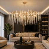 Candelabru Tigres 80cm 8xE14 Auriu