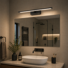 Aplica LED Baie 42cm Urban 3 Tipuri de Lumini Negru