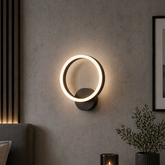 Aplica LED Diametru 20cm 15W Urban 3 Tipuri de Lumini Negru