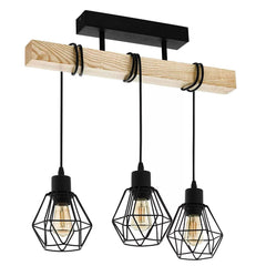 Pendul Rustic Reglabil Eagle 3xE27 50cm